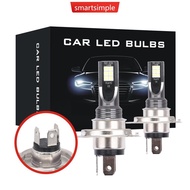 SMARTSIMPLE 2Pcs H4 H7 9005 9006 H1 H3 12LED-3030SMD Canbus LED Bulb Car Led Fog Driving Lamp Light 