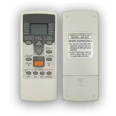 Replace Air Conditioner Remote Control AR-JE5 Suitable for GENERAL Fujitsu Fit for AR-JE10 AR-JE11 A