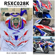Cover Set Rapido RSX Honda 150 HRC (32) White RSX150 Accessories Motor RS-X RS-X150 Putih Coverset RSX 150