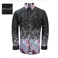 Pacolino Men Batik Long Sleeve Regular - Black Colour 22622-BK0100-B