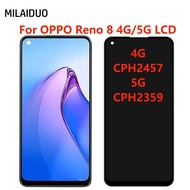 AMOLED For Oppo Reno8 4G CPH2457 Reno 8 5G CPH2359 LCD Display With Touch Screen Digitizer Assembly 