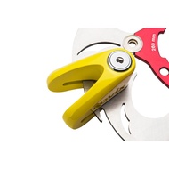 KOVIX KV1 Yellow Motorcycle Disc Lock Classic V-Lock
