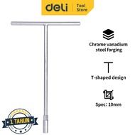 Deli Automotive Wrenches/Kunci T Kunci Ban Otomotif 8/10/12/14 mm Chrome DLX /Alat Perkakas