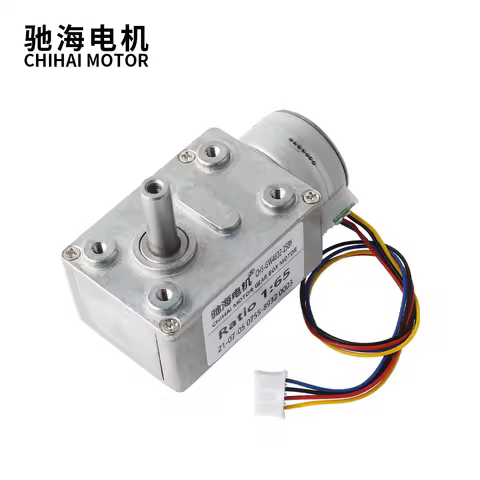 CHS-GW4632-25BY ratio32/65/158/200/337 DC12V High Torque Silence Worm Gear Brushless Motor With Self