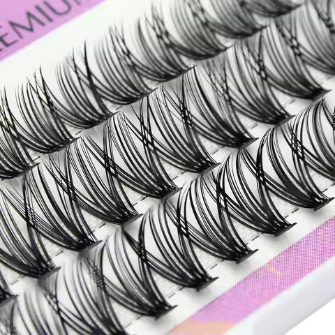 A1 Private Logo Custom Your Name 20D/30D/40D Eyelashes Customized Personal Brand Individual Lashes