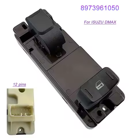 8973961050 Passenger Side Power Window Switch For ISUZU DMAX Electric Door Glass Lifter Control Butt