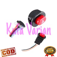 TOMBOL Hazard Switch/Button/On Off HAZARD Switch 3-wire UNIVERSAL Motorcycle