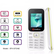 Strawberry St11 STONE / dual sim / Radio FM / Bluetooth / Hp unik / hp murah