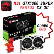 ☾MSI GTX 1660 SUPER VENTUS XS OC Graphics Card GDDR6 6GB Video Cards GPU 192Bit NVIDIA RTX1660 P ⊰~