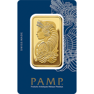 PAMP SUISSE Lady Fortuna Fine Gold Bar - 50 grams