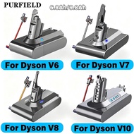 6.8/9.8Ah Suitable for Dyson V6V7V8V10 series vacuum cleaner rechargeable battery SV07 SV09 SV10DC58
