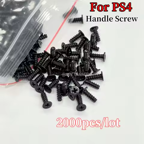 2000pcs/lot 6MM + cross screws for PS4 Controller DualShock 4 4.0 + screw Head repair part