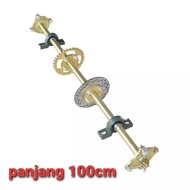 As belakang Drift trike mini Jeep gokart panjang 100 cm