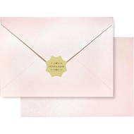 50pcs Pearl Envelopes Slight Shimmering Wedding Envelopes, 5.4 x 7.7 inches Perfect for 5 x 7 inch W