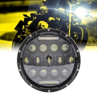 High/Low Beam 75W LED Headlight for Jeep offroad Truck 7 inch Round Led Headlights