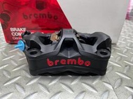 DIY本舖 BREMBO HPK Stylema 一體輻射卡鉗 (左邊) 孔距100mm 黑底紅 配色 保固三年