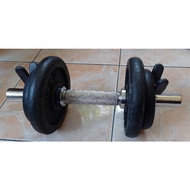 Iron Dumbbell or barbell set 10 kg