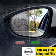 Car Side Rearview Mirror Rainproof Sticker Waterproof Clear Anti Fog Full Cover Window Films Accessories For Nissan Altima Teana Bluebird Kicks Livina March Maxima Murano Navara NP300 D23 NV200 Paladin Patrol Qashqai Sylphy Classic Teana Tiida X-Trail