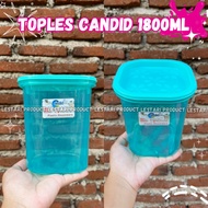 (6 PCS) CANDID JARS 1,800 /ML COLORED PLASTIC JARS FOOD STORAGE JARS MULTIPURPOSE JARS CAKE JARS