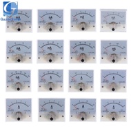 Gazechimp 16 Type Range DC Analog Amp Meter Ammeter Current Panel Ampere Meter Accuracy Class 2.5 Am