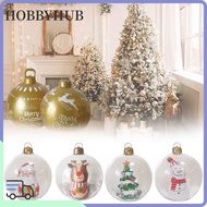 HOBBYHUB Inflatable Balloons, DIY 60cm Christmas Ball, Giant Toy Giant without Light Venue Layout Ba