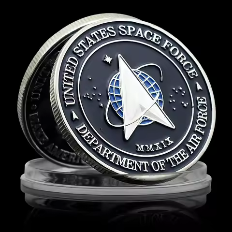 United States Space Command Silver Plated Coin MMXIX Air Force Commemorative Medal Art Crafts Home D