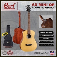 Cort AD-Mini OP Acoustic Guitar 34" - Spruce Top (FREE Original Cort Padded Bag)