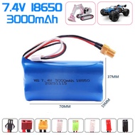 Li-ion Battery 7.4V 3000mah RC Li-po Battery/Li-ion Battery SM JST T Plug Lipo Rc Car Boat Crawler 1