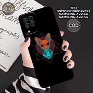 Latest Samsung A22 4G / 5G Case - Leviora Case - Black Fashion Case - Samsung A22 4G / 5G Softcase -