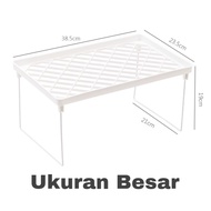 Inaso Rak Meja Stationery Desktop Storage Rak Lipat Penyimpanan Buku ATK Meja Kantor HRM311