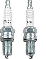 Genuine Harley-Davidson Spark Plug 6R12 (Pair) for Twin Cam and Sportster Models