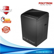 mesin cuci 1 tabung polytron paw 90518 belezza full otomatis 9 kg