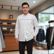 KEMEJA 3 PieceNThree Shirt Men's Long Sleevekoko Embroideredkoko KMJ41422