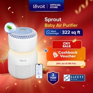 【GRAND LAUNCH】Levoit Sprout Baby Air Purifier | Soothing White Noise | Warm Night Light | H13 TRUE H