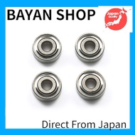 【Direct from Japan】 TAMIYA Mini 4WD Upgrade Parts Series No.519 GP.519 HG Round Hole Ball Bearing 4p
