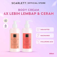 Scarlett Whitening Body Cream (Happy, Jolly, Charming) Moisturizes and Brightens the Body