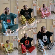 Piyama PP baju tidur wanita import spandek super jumbo