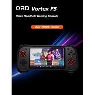 QRD Vortex F5 Retro Handheld Game Console 5.5 Inch IPS Screen Linux System HALL Effect Joystick LED 