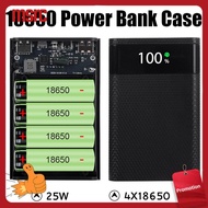 MSRC Detachable No Welding LCD Displays With LED Lighting Battery Charge Shell 18650 Batteries Power Bank Case Storage Box Super Fast Charging