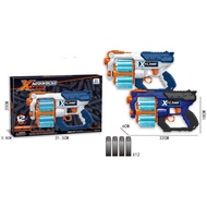 Mainan Pistol Nerfs Softgun Peluru Busa 12 Peluru - Pistol Soft Bullet