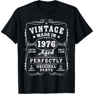 Men's cotton T-shirt Vintage 50 Birthday Decorations Men 50yr 1976 50th Birthday T-Shirt