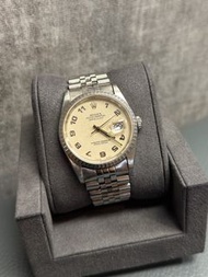 ✅奶油電腦面🌕✅勞力士Rolex Datejust 16220 Cream 🌕✅not 16234✅靚殼-靚狀態-機芯狀態良好✅36mm✅ 實體交收🏠保證原裝正貨✅