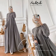 gamis Cika crinkle uragiri // gamis Cika cringkle // Gamis Crinkle Rubiah Uragiri Timbul Premium Leb