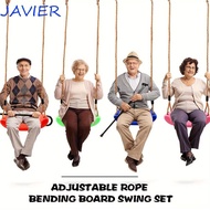 JAVIER Toddler Outdoor Swing, Heavy Duty Adjustable Kids Swing Flying Toy, Children Outdoor Swing PE