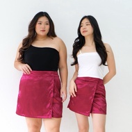EGALE.ID - Yu Satin Skort | Petite Mid Jumbo Plus SizeBIG