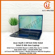 ACER SWIFT 3 SF314-54G-52L8 INTEL CORE I5-8250U 8GB RAM 256GB NVME SSD MX150 USED LAPTOP REFURBISHED NOTEBOOK