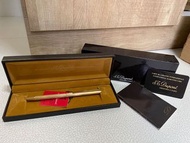 S. T. Dupont Gold Plated Ball Point Pen 都彭