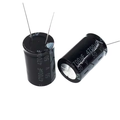 2pcs 4700uF 50V 4700MFD 50WV 18*35mm Aluminum Electrolytic Capacitor Radial 4700mf50v 4700uf50v 50v4