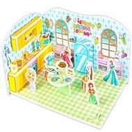 🏡💒6D building paper puzzle DIY play art and craft kid puzzle early learning puzzle educational toys 