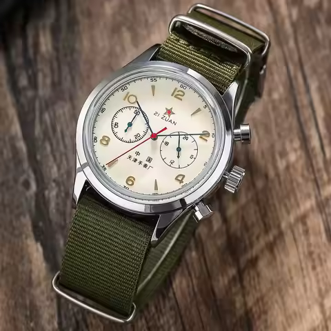 1963 Watch Men's Quartz Watch 1963 Pilot's Model Watch Retro Classic Fashion Quartz Chronograph Watc